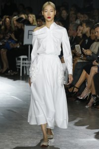 white shirt, zac posen, spring2016