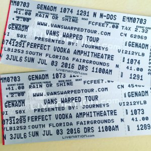 Vans Warped Tour presented by Journeys